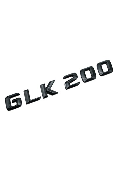 MERCEDES Emblemă neagră GLK 200 pentru portbagaj