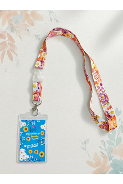 GiFi Flower Themed Neck Strap Rope