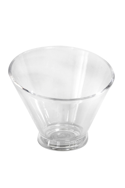 Raki Acrylic cone bowl 20x18cm