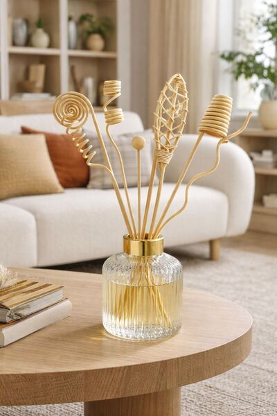 NEWNOW Bambu Oda Kokusu Çubuğu – Doğal Reed Diffuser Yedek Çubuğu 10 lu