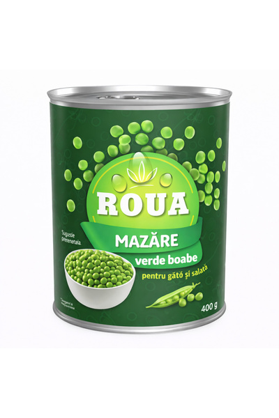 Roua Mazăre verde, fasole, Dew, 400 g