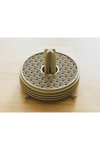 DU&ER مجموعة من 2 قطعة من مفارش الأكواب على الطراز الياباني