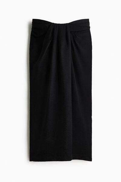 H&M Burgu Detaylı Etek