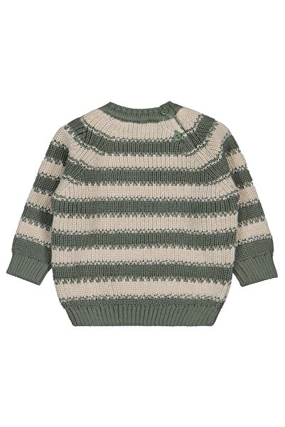 Civil Baby Elvi Striped Sweater 6-18 Months - Khaki 12-18 Months