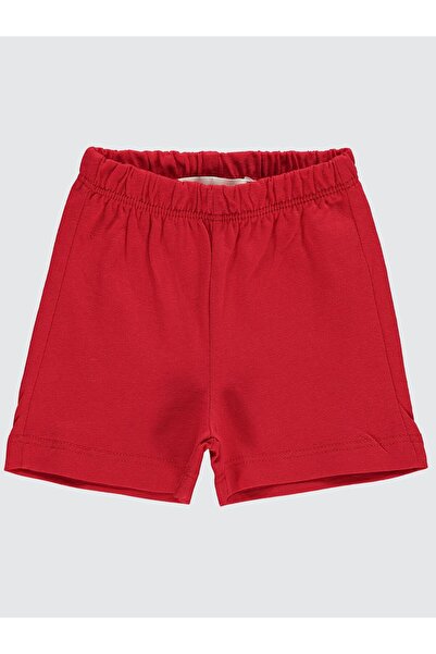 Civil Baby شورت أطفال 3-18 شهرًا باللون الأحمر