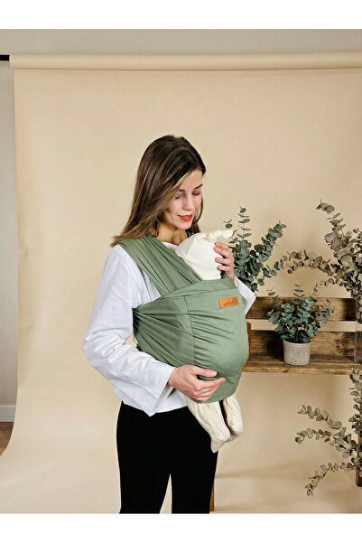 kubbe Yeni Nesil Ergonomik Bebek Taşıma Şalı - Ön Cepli Taşıma Torbalı Esnek ...