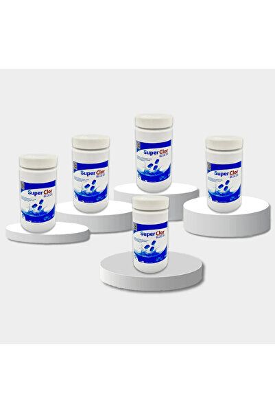 Aquatics Chlorine-based Disinfectant Package SuperClor Blue 20, Tab 20Gr, 1kg...