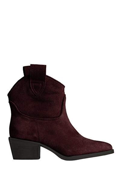 ToH Shoes Roxanne Burgundy Suede Boots