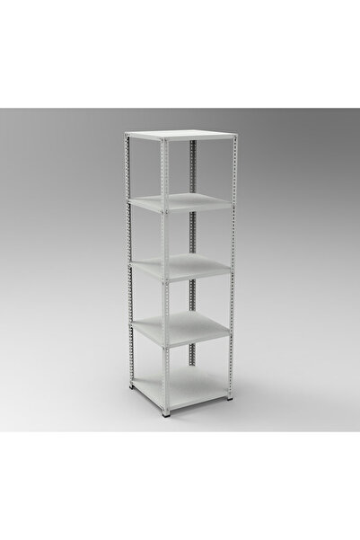 IŞIN ÇELİK EŞYA Çelik Raf Sistemi (H2000xW590xD590) 5 KATLI