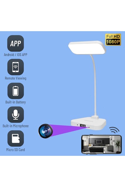 OEM Wi-Fi Spy Camera, TSS-714W Hidden in LED Lamp, Full HD, with Live Applica...