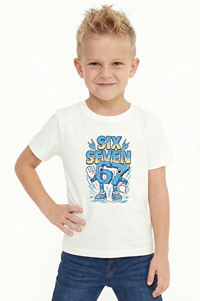 Modmey Παιδικό μπλουζάκι με στάμπα και κοντά μανίκια για αγόρια B5