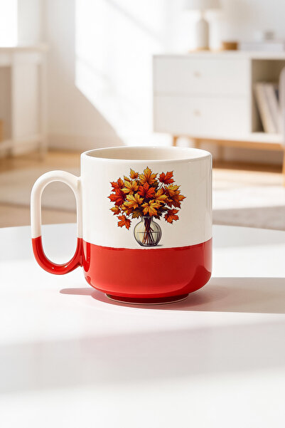 BB TRADE Vase Design Ceramic Printed Pro Mug 330ml