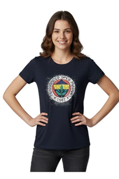 Fenerbahçe Tribün Frozen Tricou de damă bleumarin