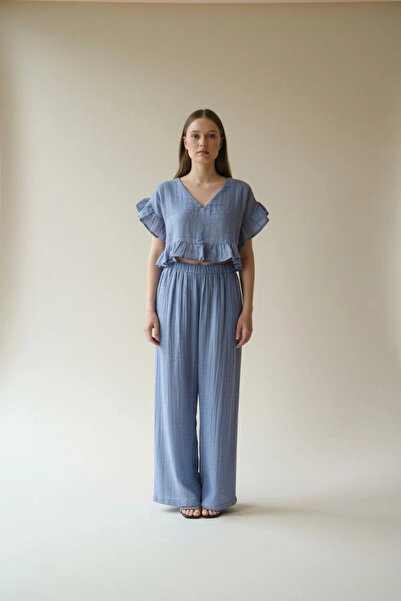 Su Koleksiyon Salute Bluz & Pantolon Set