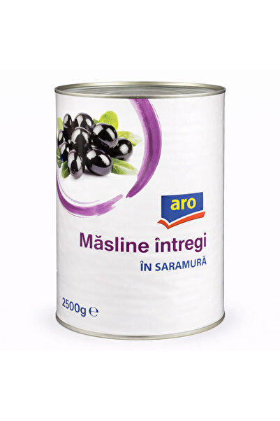 Aro Măsline negre, calibru 201-230, Aro, 2,5 kg