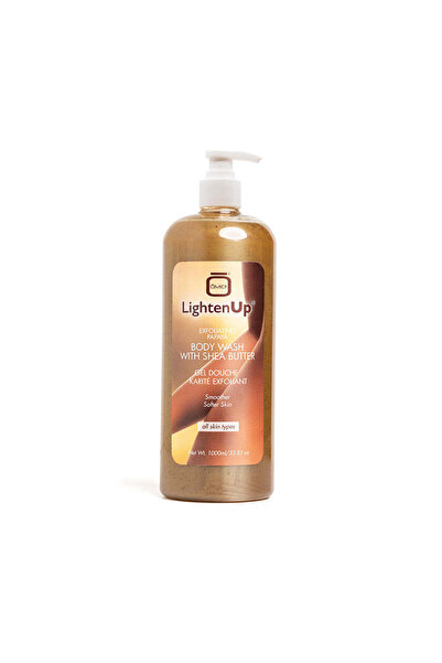 LIGHTENUP Plus Exfoliating Papaya Shower Gel With Shea Butter 1000 ml