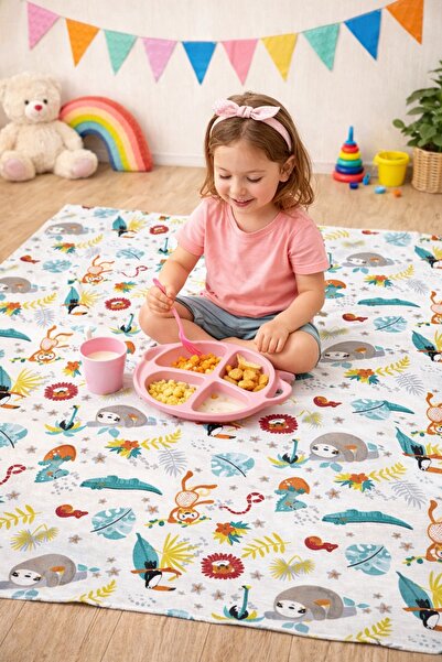 ADEN BEBEK AKSESUARLARI Erkek ve Kız Çocuk Bebek Sıvı Geçirmez Yemek Örtüsü, ...
