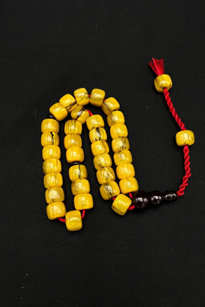 DENİZ ERGEN Özel Döküm Kısa Kapsül Kesim 14×11 Sarı Hareli Orjinal Bakalit Te...