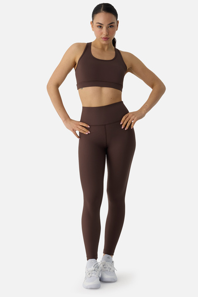 Superstacy Colanți sport Liora Soft Fabric 7/8 Bitter Brown