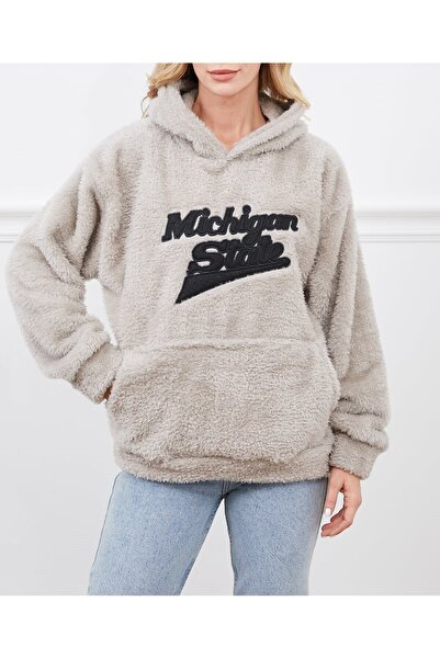 latal Women's Plush Hooded Sweatshirt