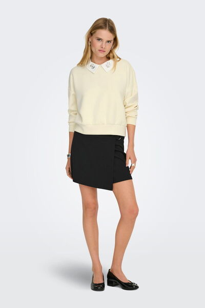 ONLY Women's Belted Mini Model Skirt