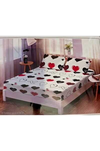 RALEX PUCIOASA Finet Bed Cover + 2 Pillowcases, Ralex, multicolor color, mode...