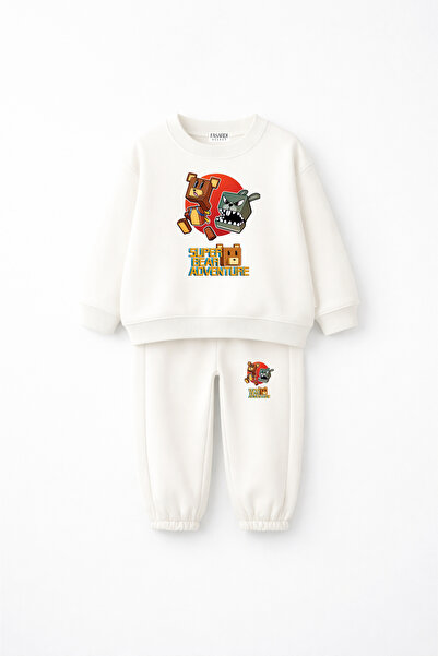 fasardi Super Bear Adventure Σετ φόρμας για παιδιά Unisex με στάμπα Super Bea...