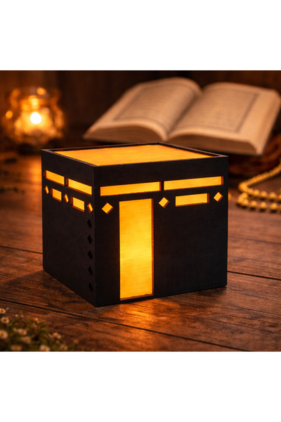 3dprint.market Kâbe Tasarımlı Tealight Mumluk – Dekoratif Obje, Ramazan Hediy...