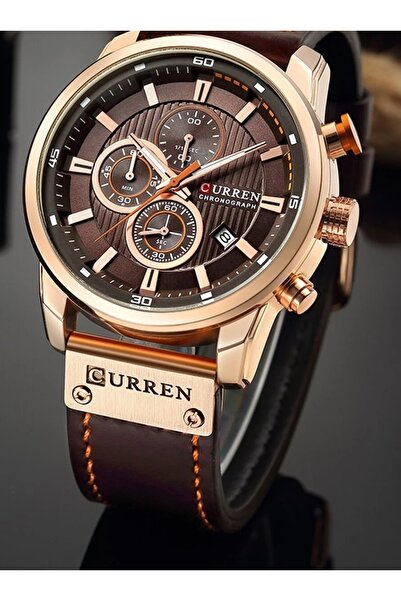 Skmei Leather Cord Luxury Function Classic Design Men's Wristwatch