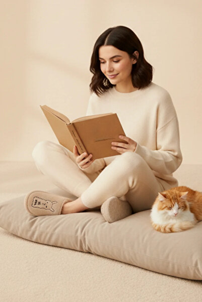 GEZER Winter 14665 Comfortable Lightweight Sole Daily Women's Home-Carpet Sli...