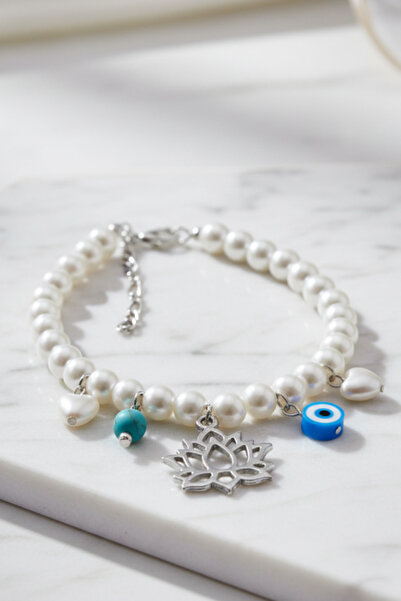 Stoneage قلادة للكلاب مزينة باللؤلؤ - طوق - سلسلة