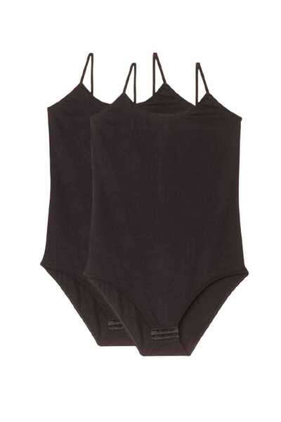 Mestore 2 Pieces Oversize Rope Strap Women's Snap Body Black