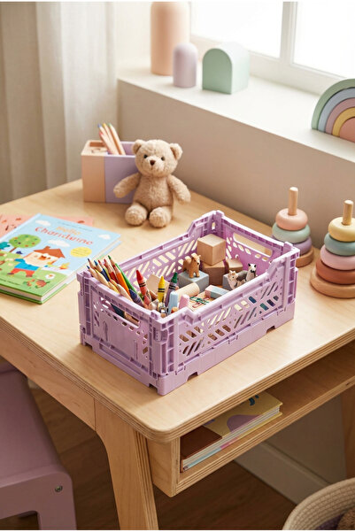 Wexta Saklama Kutusu - Katlanır Kasa - MOR - Çok Amaçlı - 0,66 ML Küçük Boy