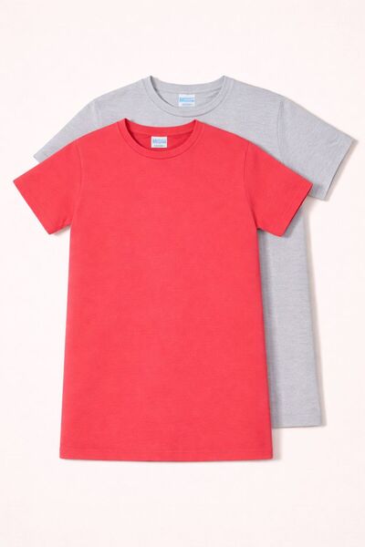 berkMICIRIK Унисекс детска велосипедна яка с къс ръкав, стандартна кройка, 2-...