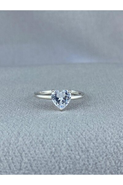 My Story Kalp Taş Gümüş Yüzük