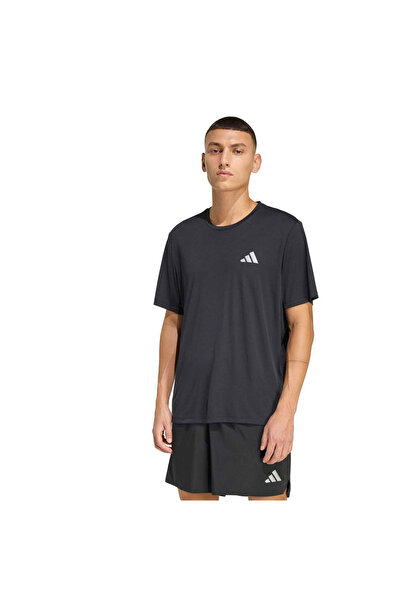 adidas Ανδρικό μπλουζάκι Run Essentials με στρογγυλή λαιμόκοψη σε μαύρο χρώμα