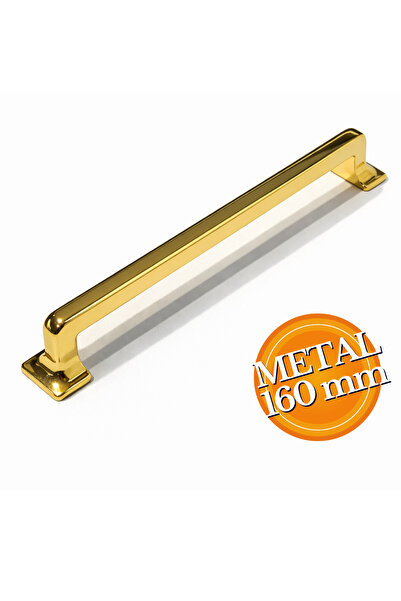 HOBİDABİ Mâner Canik, galben auriu, 160 mm, pentru mobilier, unitate TV, dorm...