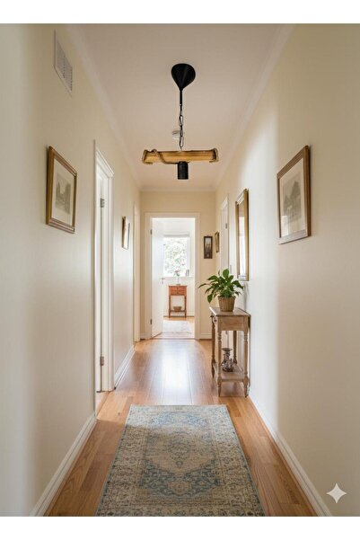 BİAVİZE AHŞAP TEKLİ (GENÇ ODASI-MUTFAK-ANTRE KORİDOR-YATAK ODASI) AVİZE