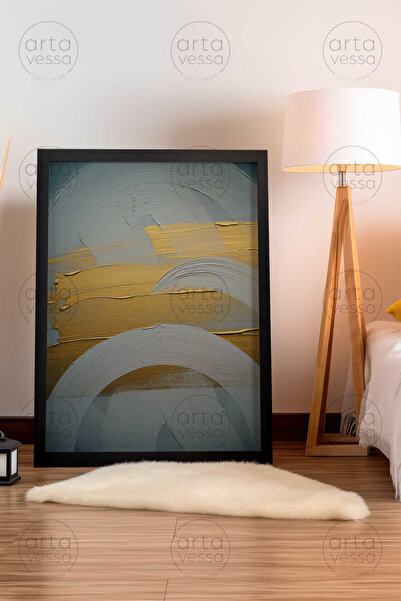 Artavessa لوحة فنية بإطار أسود من قطعة واحدة - ARTPLSTKSYH15