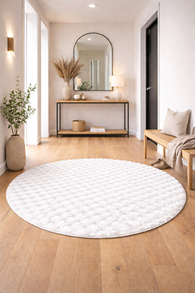 KEVLİNE HOME Bubble Salon Mutfak Çocuk Odası Yolluk Kaymaz Taban Halı