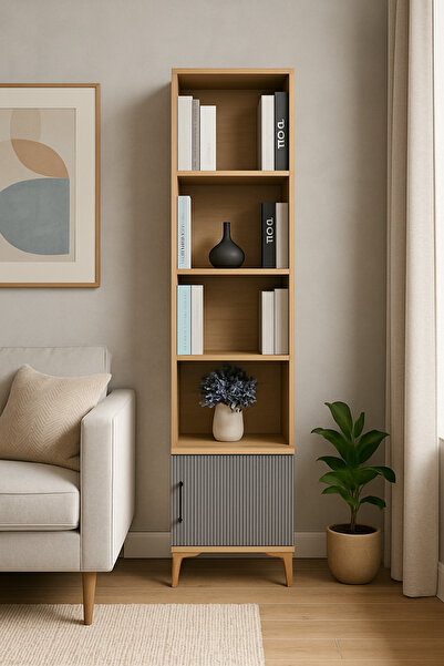 arionkids Ege MDF Komodin ve Kitaplık Set | Modern Kitaplık Komodin Modelleri