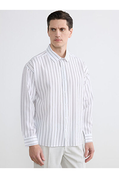 LC Waikiki Quality Parts from Çelebi Store Standart Fit Striped Men's Shirt