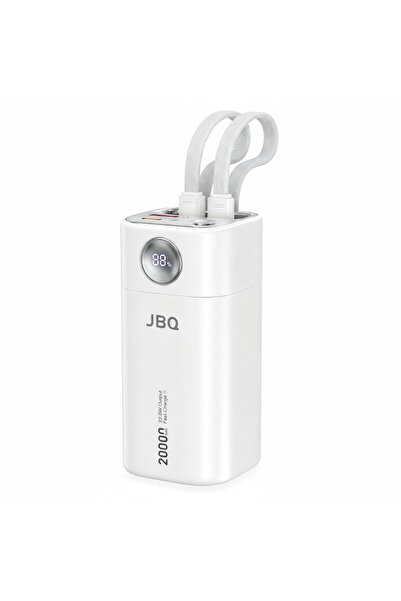 JBQ بنك طاقة MultiFlow بقوة 65 واط وسعة 20000 مللي أمبير - مزود بكابلات USB-C...
