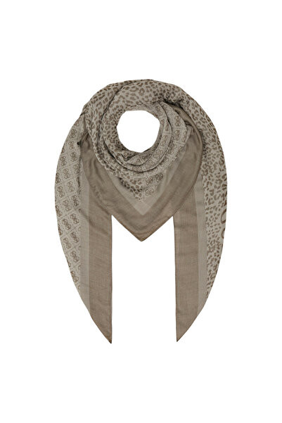 Guess , Animalier, Textile Scarf, 4G Logo, AW8853 POL03, 135 x 135 cm, For Women