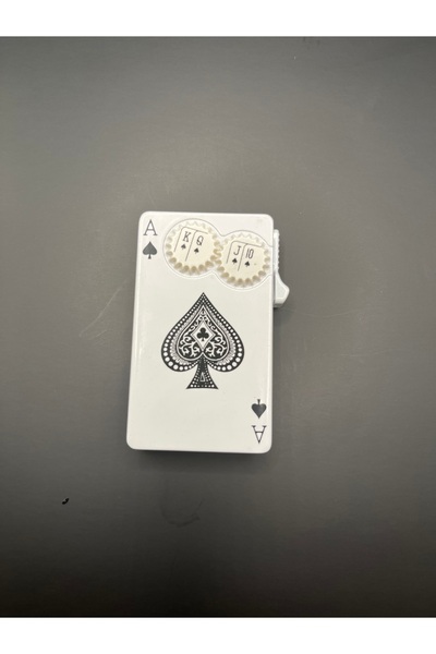 Hunter Maça Ası Temalı Yeşil Pürmüzlü Premium Metal Koleksiyon Çakmak