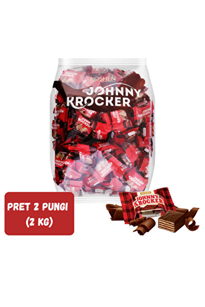 Roshen SET 2 BUCĂȚI - Pachet de napolitane premium cu ciocolată Johnny Krocke...