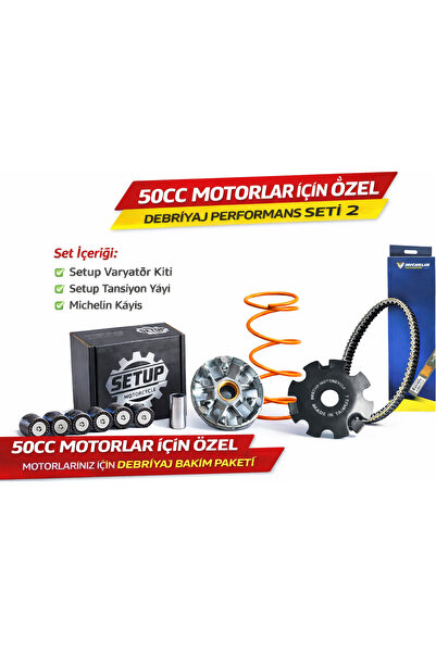 50CC Motorlar Için Uzun Ömür ve Debriyaj Seti