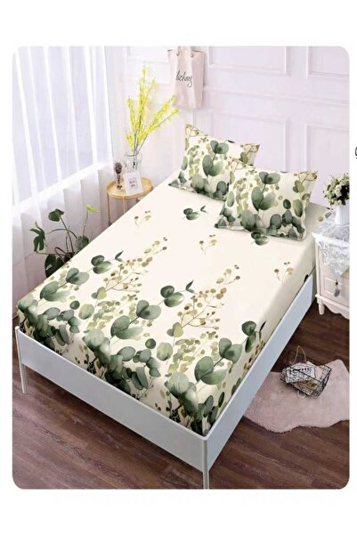 Pucioasa Bed cover with elastic + 2 pillowcases, Pucioasa, Double bed 160x200