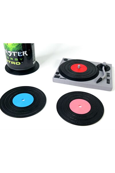 DU&ER مجموعة من 4 قطع من حاملات الأكواب والصحون