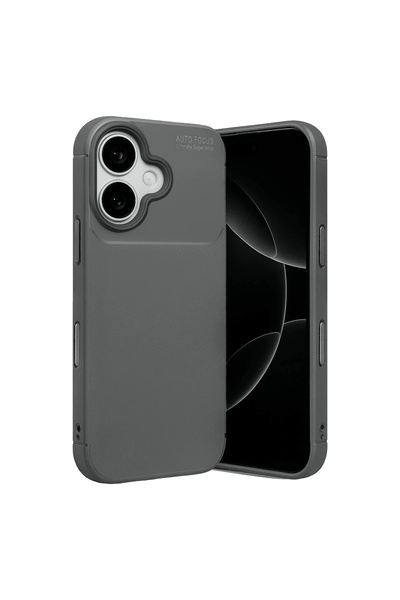 eco port غطاء كربون آيفون 17 بتركيز تلقائي - رمادي